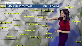 Friday is sunny and windy with highs in the 50s