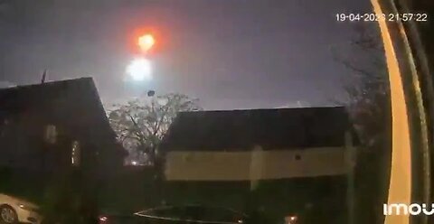 Ukraine: The meteor soared through the skies over Kyiv during an air raid