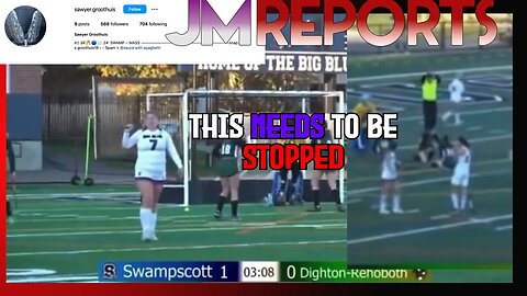 Trans Athlete knocks girls TEETH OUT & SCREAMS in pain in high school game why is this allowed?