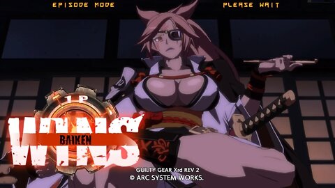 Guilty Gear Xrd REV 2 (PS4) - Arcade Mode (Easy) - Baiken (梅喧)(Technical)