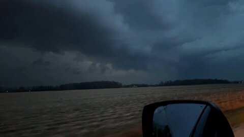 Shelf Cloud on Tornadic Supercell in Jackson Center, Ohio- March 14, 2024