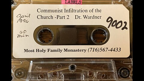 Dr James Wardner "The Communist Infiltration of the Roman Catholic Church" pt 2