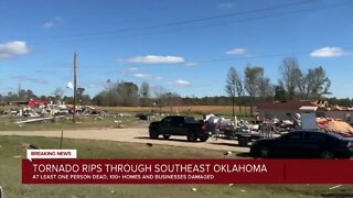 Tornado Rips Through Southeast Oklahoma