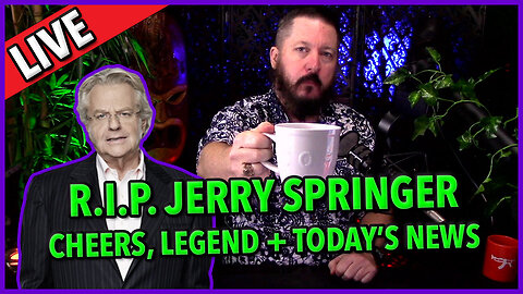 C&N 014 ☕ Cheers, Jerry Springer, the Legend 🔥 + News of The Day #jerry #jerryspringer #legend