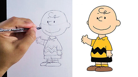 How to Draw Charlie Brown