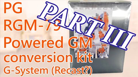 G-System 1/60 Scale PG RGM-79 Powered GM Conversion Kit Part III - # 189