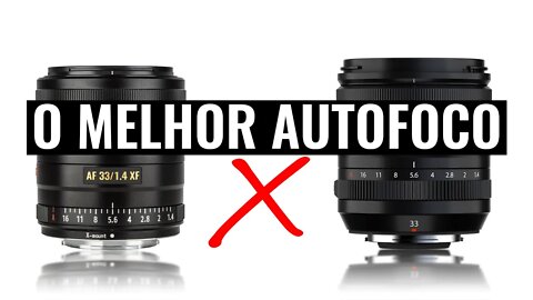 LENTES VILTROX ou LENTES FUJIFILM. QUAL O MELHOR AUTOFOCO [🎬 Cortes]