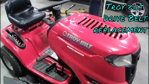 How to replace a drive belt on a troy-bilt bronco lawn mower