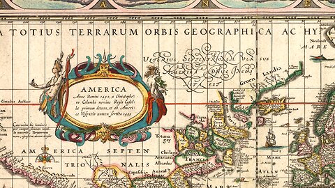 Nova Totius Terrarum Orbis Tabula New Map Of The Whole World J652