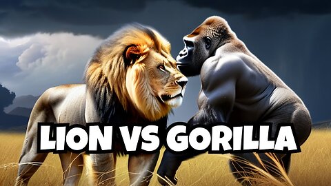 LION VS GORILLA - WHO WILL WIN?