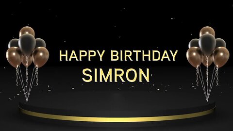 Wish you a very Happy Birthday Simron