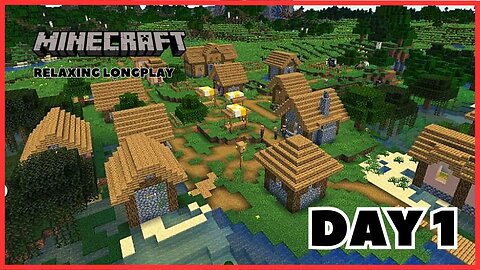 Minecraft Survival - Relaxing Longplay 100 DAYS STARTING WORLD No Commentary 1.20 Episode 1