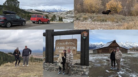 Grand Tetons - Stolen Fire Wood, Broken Phones, Bull Moose and the Biggest Pizza in Wyoming