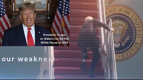 President Trump Addresses Biden’s Announcement to run for the White House in 2024