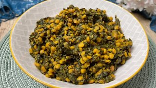 Palak Chana Dal Recipe • How To Make Dal Saag Recipe • Dal Palak Recipe •Spinach Lentil Curry Recipe