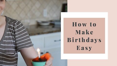How to host simple, non-stressful birthday parties