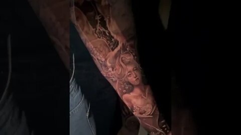 Stunning Tattoo by Teneile Napoli #shorts #tattoos #inked #youtubeshorts