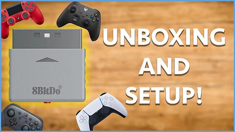 8Bitdo Retro Bluetooth Receiver for PS1 & PS2 | Unboxing, Review & Setup