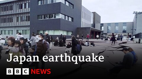 Japan issues tsunami warning after strong earthquake - BBC News