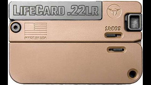 Trailblazer Firearms Lifecard (Credit Card Size 22LR Pistol) - FirearmsGuide.com at the SHOT Show