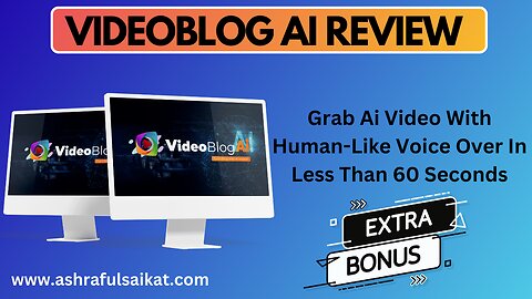 VideoBlog Ai Review ⚠️ Full OTO Details + Bonus — (App By Venkatesh & Visves)