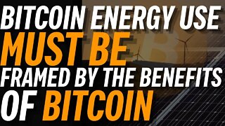 Bitcoin Energy Talks NEED To Change!!