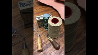 Hand Stitching Leather Short Video by Bruce Cheaney Leathercraft