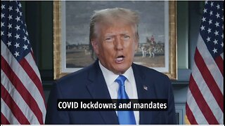 Trump Reveals Where He Stands on COVID in New Viral Video