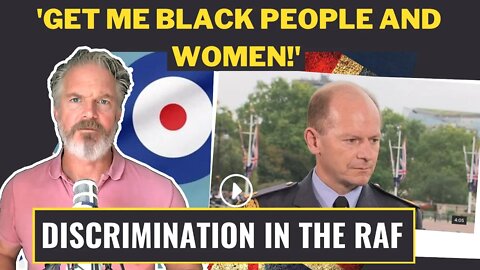 White Men NOT WANTED in Royal Air Force | ILLEGAL Recruitment!