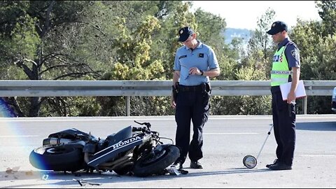 U prometnoj nereći kod Brodarice teško stradao motociklist