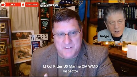 Judge w/Lt Col Ritter CIA WMD Inspector: Israel is America’s Worst Enemy.