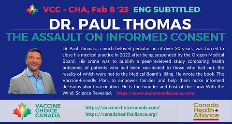ENG Subtitled - Dr. Paul Thomas - The Assault on Informed Consent