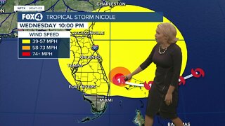 SWFL Expecting Tropical Storm Force Winds starting later Wednesday