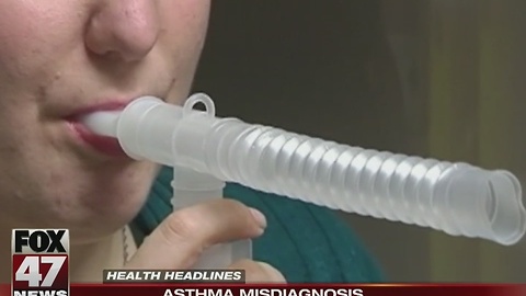 1/3 of people possibly misdiagnosed with asthma