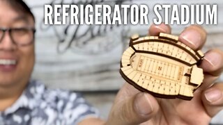 Your Favorite Football Stadium as a Refrigerator Magnet