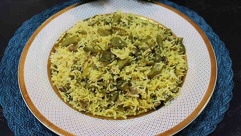 How to Make Fresh Foul (Fava Beans) With Rice I Easy Fava Beans Pulao