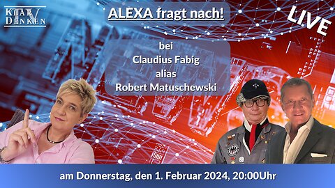 🔴💥LIVE | Alexa fragt nach... bei Claudius Fabig alias Hausmeister Robert Götz Matuschewski