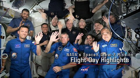 NASAs SpaceX Crew7 Flight Day 2 Highlights