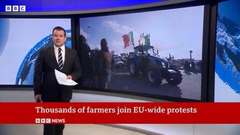 Europe farmers continue EU protests | BBC News