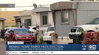 Residents of mobile home parks face eviction