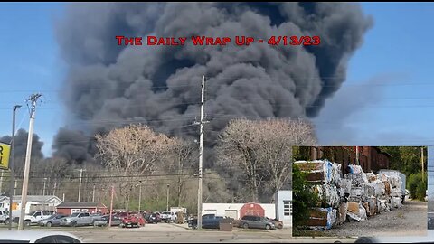 Fire "Could Burn For Days" At Richmond Plastic Waste Plant - This Could Be Worse Than Ohio #Dioxins