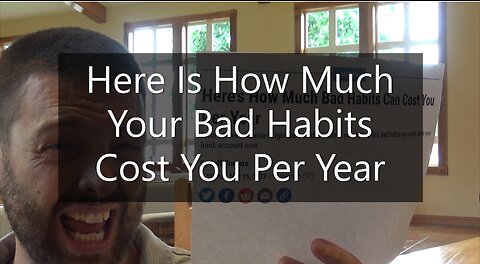 Here Is How Much Your Bad Habits Can Cost You Per Year