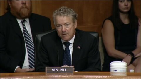 Sen Rand Paul: Gain Of Function Can Threaten Millions Of Lives