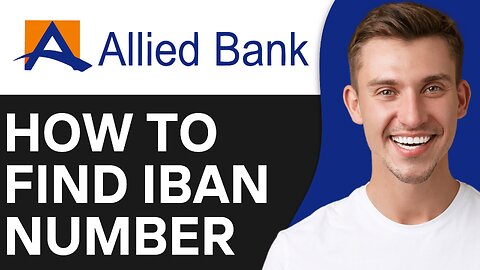 HOW TO FIND IBAN NUMBER ON ALLIED BANK