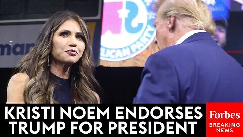 That's Why People Love Pres. Trump': Kristi Noem Endorses Trump For President At South Dakota Rally