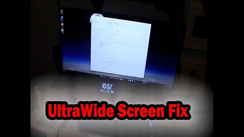 LG Ultrawide Monitor not showing full resolution in Windows. Only shows 1920x1080 not 256x1080 fix