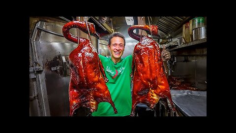 King of Roast Goose!! ⭐️ Insane BBQ Meat Tour in Hong Kong!! Total price - 290 HKD ($37.07)