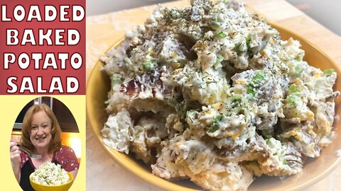 Fully Loaded BAKED POTATO SALAD Recipe | Perfect Side for any BBQ, Picnic or Get Together
