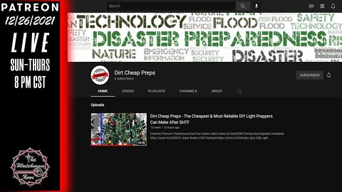 The Watchman News - The Dirt Cheap Preps New Youtube Channel Is Now Active Please Subscribe & Share