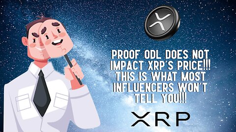 PROOF ODL Does NOT Impact XRP's Price!!!